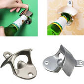 Potrepštine za barske klubove Srebrne boje Kuhinjski dodaci Otvarač za boce Fiksni otvarač za vino Zidni otvarač Bar Alat za čep za gazirano piće