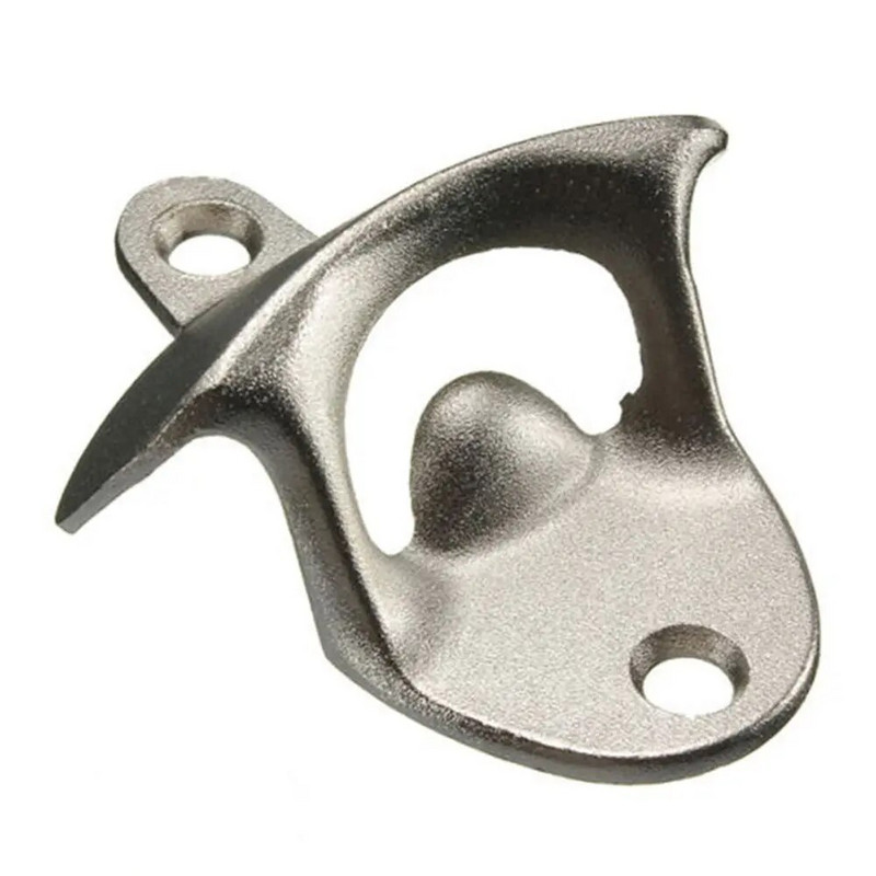 Potrepštine za barske klubove Srebrne boje Kuhinjski dodaci Otvarač za boce Fiksni otvarač za vino Zidni otvarač Bar Alat za čep za gazirano piće