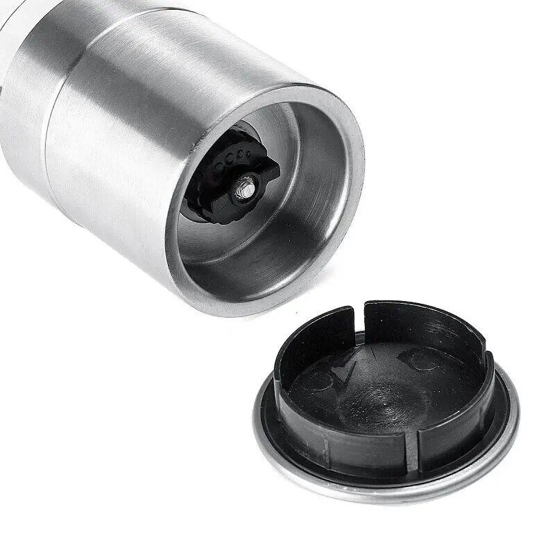 Mașină de tocat piper două-în-ună, din oțel inoxidabil, cu două capete, Gadgets de bucătărie, sare de mare, condimente, râșniță manuală cu două capete