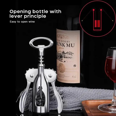 Köögitööriistad Õllepudeliavaja Vidin Veinitarvikud Metallist veini korgitser roostevabast terasest ettekandja pudeli õlleveiniavaja