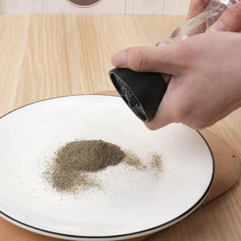 Εγχειρίδιο Creative Home Kitchen Gadgets από ανοξείδωτο χάλυβα Μύλος αλατιού πιπεριού Μύλος μπαχαρικών Εργαλεία λείανσης κουζίνας Φορητό εργαλείο