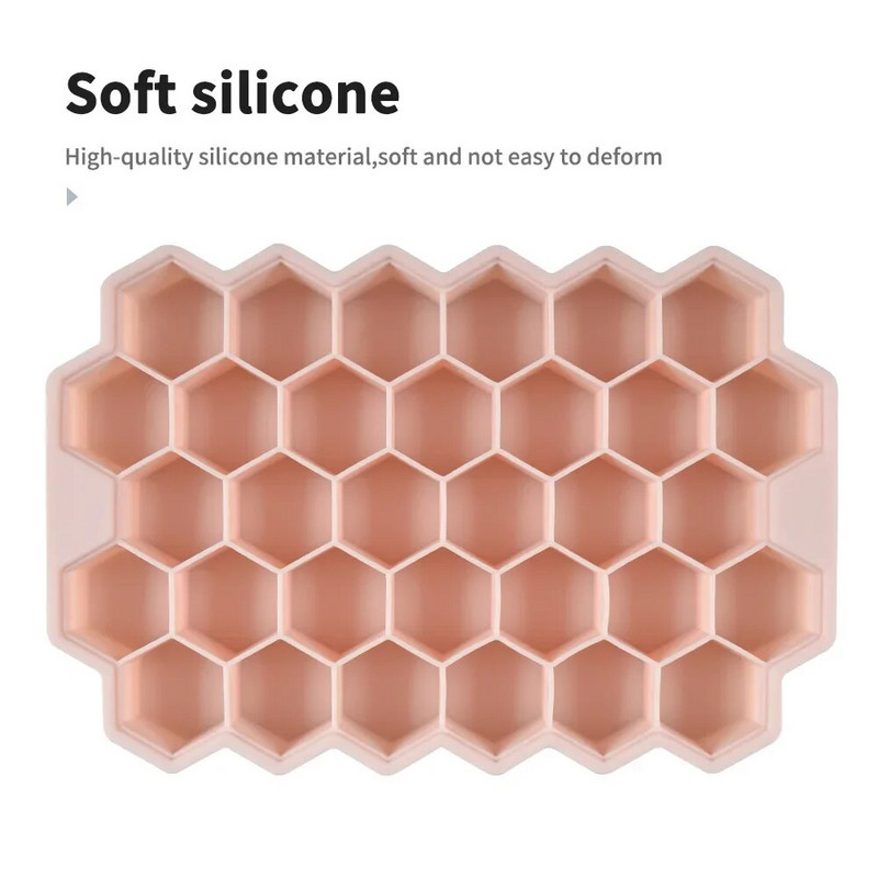 Νέος δίσκος κυψελών παγωτού σιλικόνης Φόρμα παγωτού πουτίγκας για καλοκαιρινό ποτό ρούμι για κοκτέιλ ουίσκι Εργαλεία κουζίνας