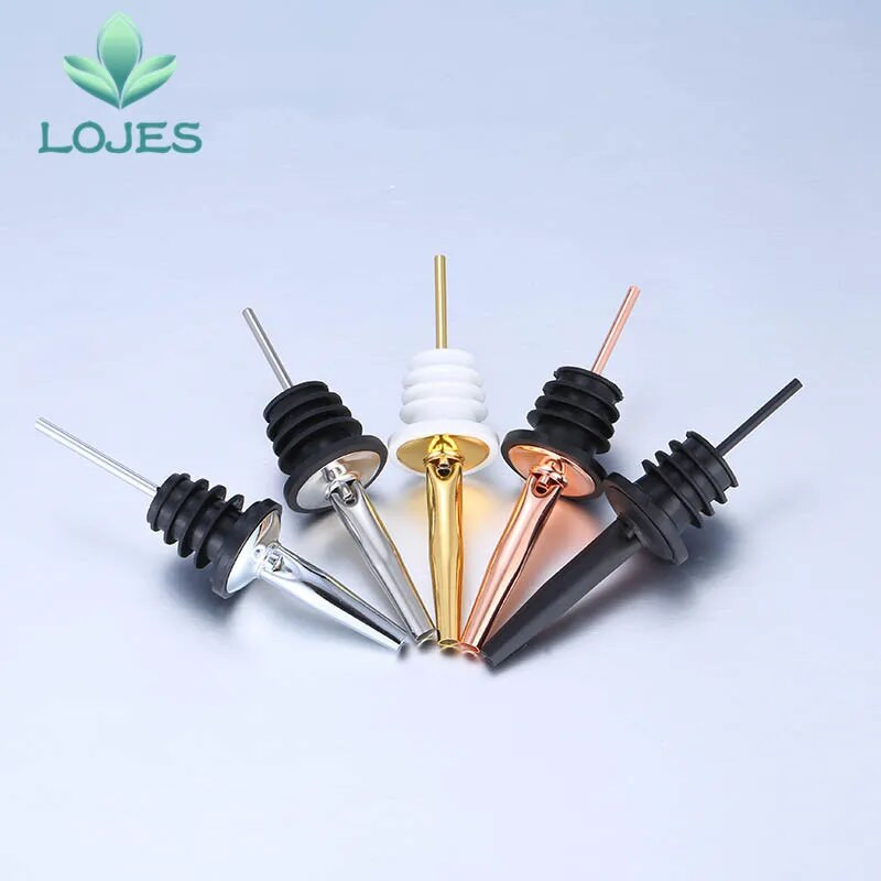 4 tk roostevabast terasest viski likööri õli veinipudeli kallaja kork tila kork suu dosaator baarmeni kodubaari peo tarvikud