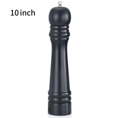 Peugeot kepimo druska 27,5 cm medinis juodos spalvos druskos ir pipirų malūnėlių rinkinys