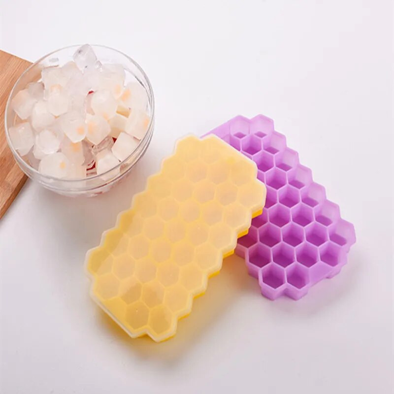 37 tinklelis silikoninis ledo gaminimo aparatas ledo padėklas ledo formelės virtuvės viskio kokteilių priedai Lengvai atleidžiami maistiniai silikonai