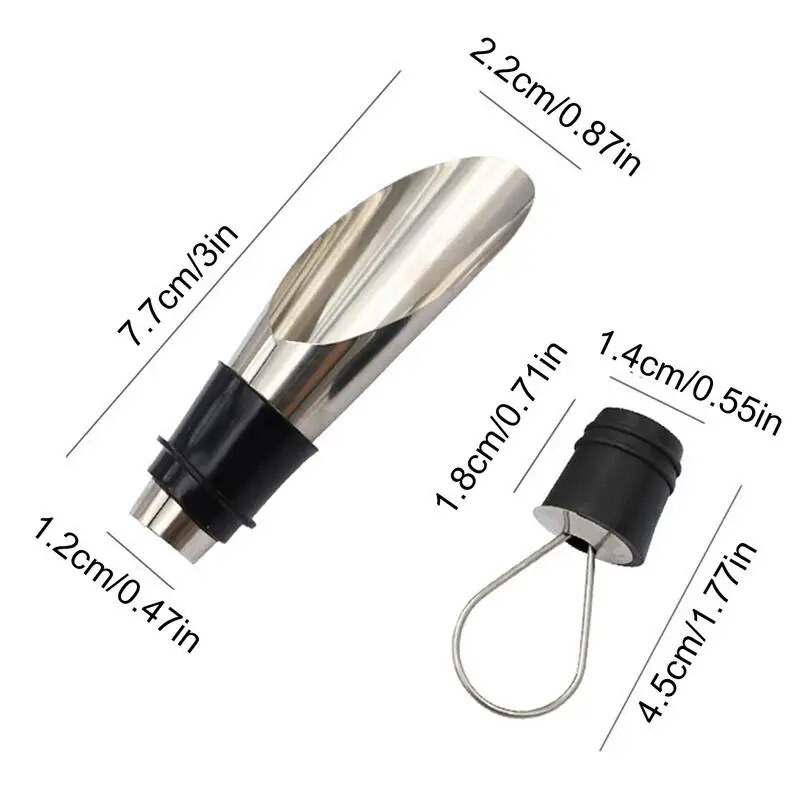 2 vnt. 2 viename vyno pylimo mašina Vyno stabdymo snapelio diskai nerūdijančio plieno vyno pylimo mašina Daugkartinio naudojimo vyno kamščiai Vyno snapelio piltuvas