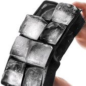 Nagy jégkészítő forma 4 6 8 rácsos doboz élelmiszer minőségű szilikon jég négyzet alakú tálcák koktélbárokhoz, kocsmák borokhoz jégtömbök készítő barkácsformák