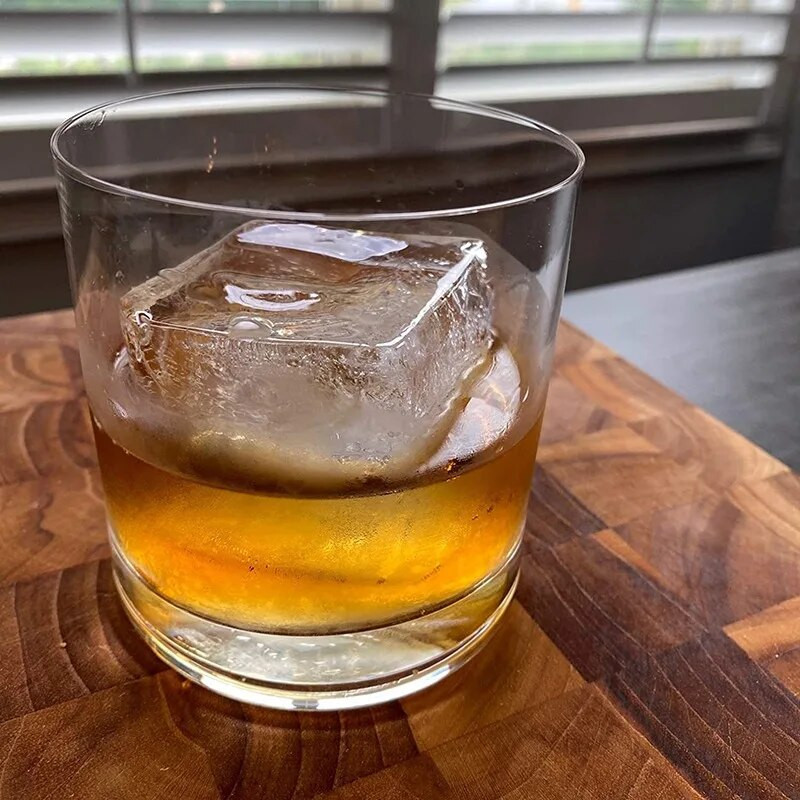 Nagy jégkészítő forma 4 6 8 rácsos doboz élelmiszer minőségű szilikon jég négyzet alakú tálcák koktélbárokhoz, kocsmák borokhoz jégtömbök készítő barkácsformák