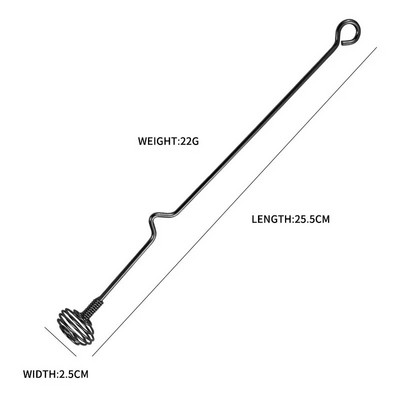 Kūrybingas nerūdijančio plieno kokteilių maišymo pagaliukas ilga rankena geriamas pienas, kava, medus, šluoteles, barmeno įrankiai, baro priedai