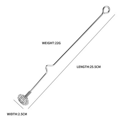 Kūrybingas nerūdijančio plieno kokteilių maišymo pagaliukas ilga rankena geriamas pienas, kava, medus, šluoteles, barmeno įrankiai, baro priedai