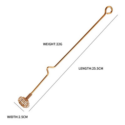 Kūrybingas nerūdijančio plieno kokteilių maišymo pagaliukas ilga rankena geriamas pienas, kava, medus, šluoteles, barmeno įrankiai, baro priedai