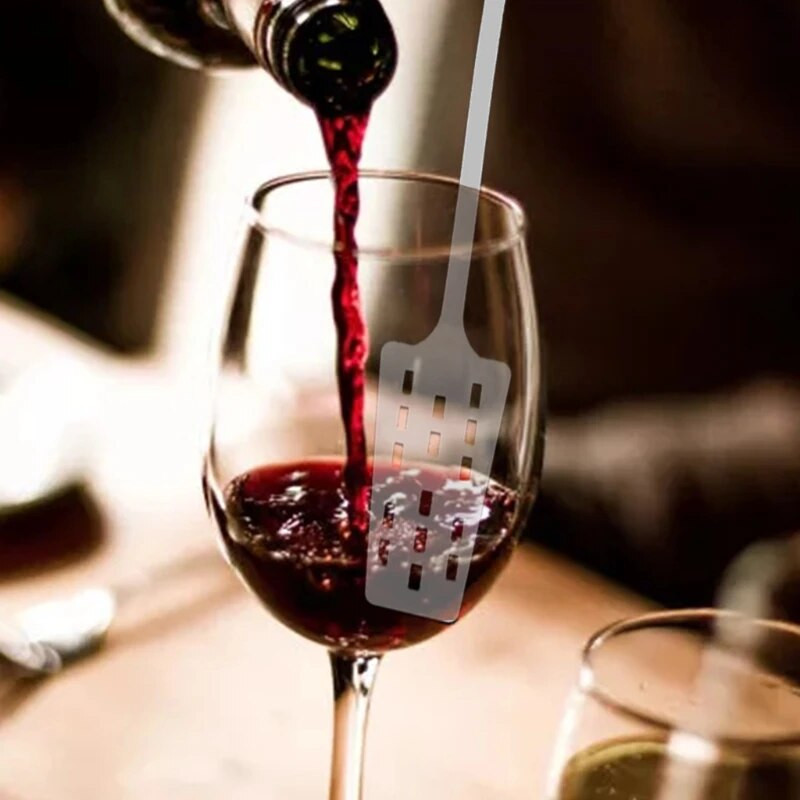 Plastikinis vyno maišymo irklas, naminis kokteilių šampano maišymo aksesuaras, skirtas šeimos vakarėliui gerti naminis