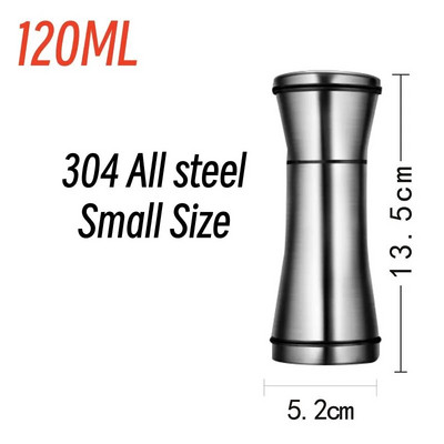 304 nerūdijančio plieno pipirų malūnėlis jūros druskos prieskonių pipirų malūnėlis rankinis prieskonių smulkintuvas pipirų malūnėlis virtuvės šlifavimo įrankiai