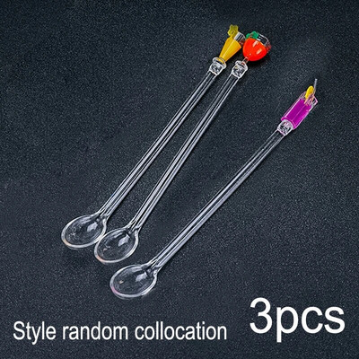 5-1 bucăți/set drăguț amestecător de băuturi cocktail bar bară de amestecare băltoacă de amestecare oală de amestecare agitator bețe de 23 cm accesorii de bucătărie