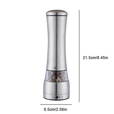 Nerūdijančio plieno nešiojamas mini malūnėlis rankinis druskos ir pipirų malūnėlis žolelėms pipirų prieskoniams rožių druska virtuvės šlifavimo įtaisas