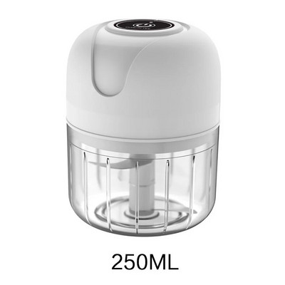 Concasor electric portabil pentru zdrobire usturoi 250 ml Tocator usturoi USB Robot de bucatarie Masina usturoi ghimbir Gadgets de bucatarie