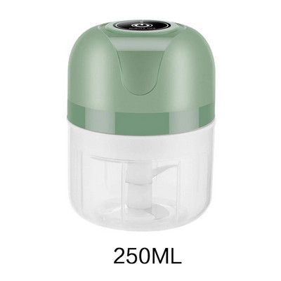 Hordozható elektromos fokhagymatörő 250 ml-es fokhagyma aprító USB konyhai robotgép fokhagyma gyömbér daráló Konyhai eszközök