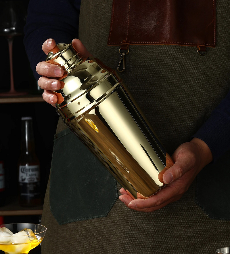 Kokteilių plaktuvas 60 uncijų nerūdijančio plieno profesionalus Martini Shaker didelis gėrimų plaktuvas su sieteliu barmeno barmenui