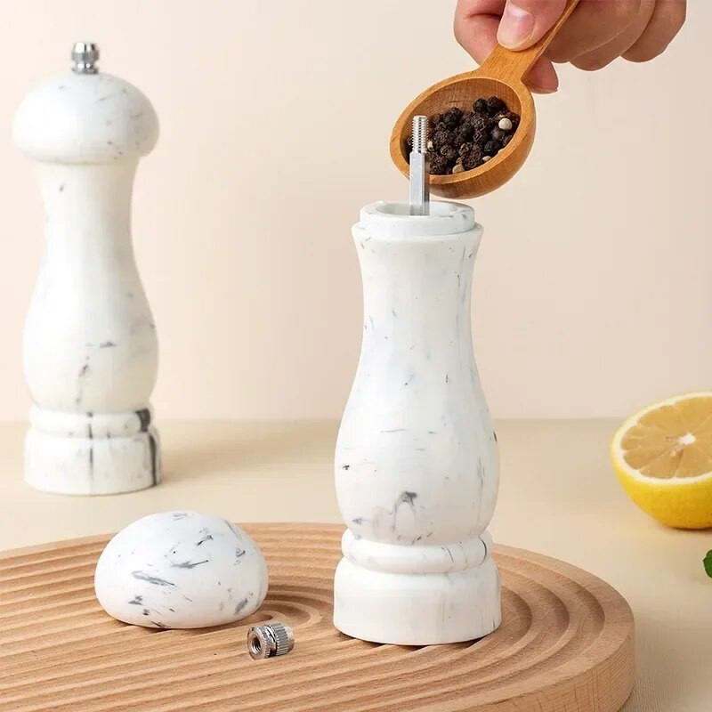 Druskos ir pipirų malūnėlis Daugkartinis prieskonių pipirų malūnėlis Stiprus reguliuojamas keraminis šerdis Virtuvės priedai Maisto gaminimo įrankiai