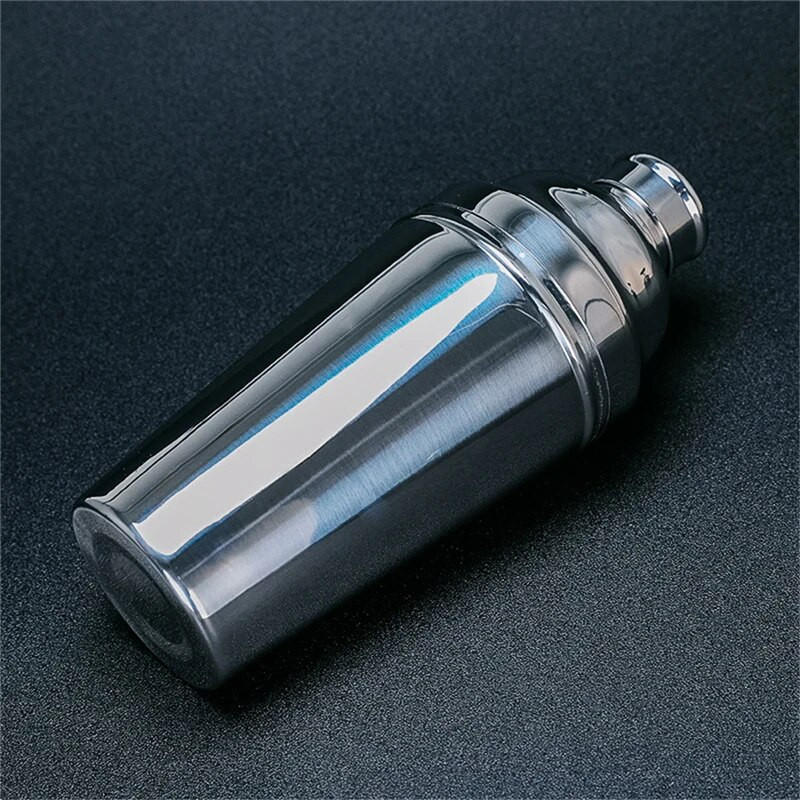 1,8 l didelis nerūdijančio plieno kokteilių Boston baro plaktuvas: 3 dalių rinkinys