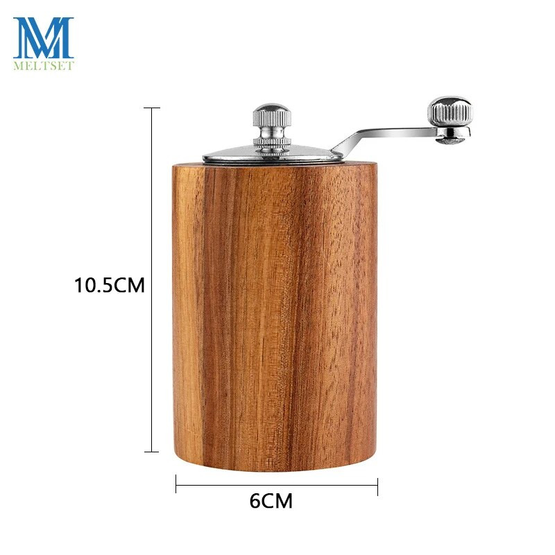 MELTSETM kézi forgattyús borsdarálók kézi só- és borsdarálók fűszerpaprika őrlők állítható kerámia darálókkal