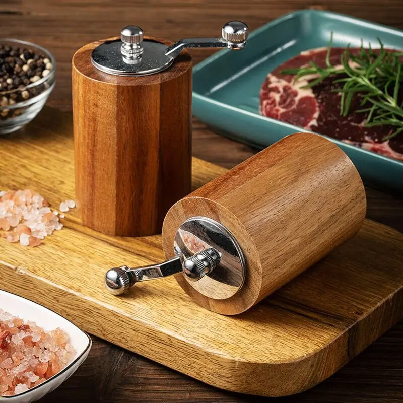 MELTSETM kézi forgattyús borsdarálók kézi só- és borsdarálók fűszerpaprika őrlők állítható kerámia darálókkal