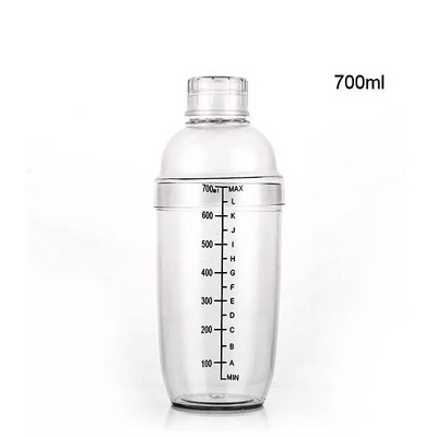 Plastmasas kokteiļu šeikeris, rokas vīna dzērienu mikseris vīna kratītāja krūze dzērienu mikseris 350 ml/500 ml/700 ml/1000 ml šeikeris, bāra instrumenti