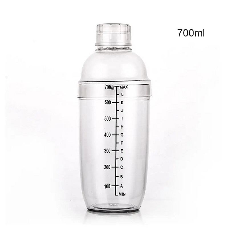 Plastmasas kokteiļu šeikeris, rokas vīna dzērienu mikseris vīna kratītāja krūze dzērienu mikseris 350 ml/500 ml/700 ml/1000 ml šeikeris, bāra instrumenti