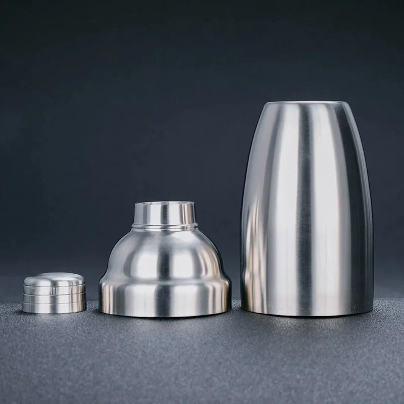Stainless Steel Cocktail Shaker Beverage Brewery Martini Bar Home Mixer Bar Bartender 550ml