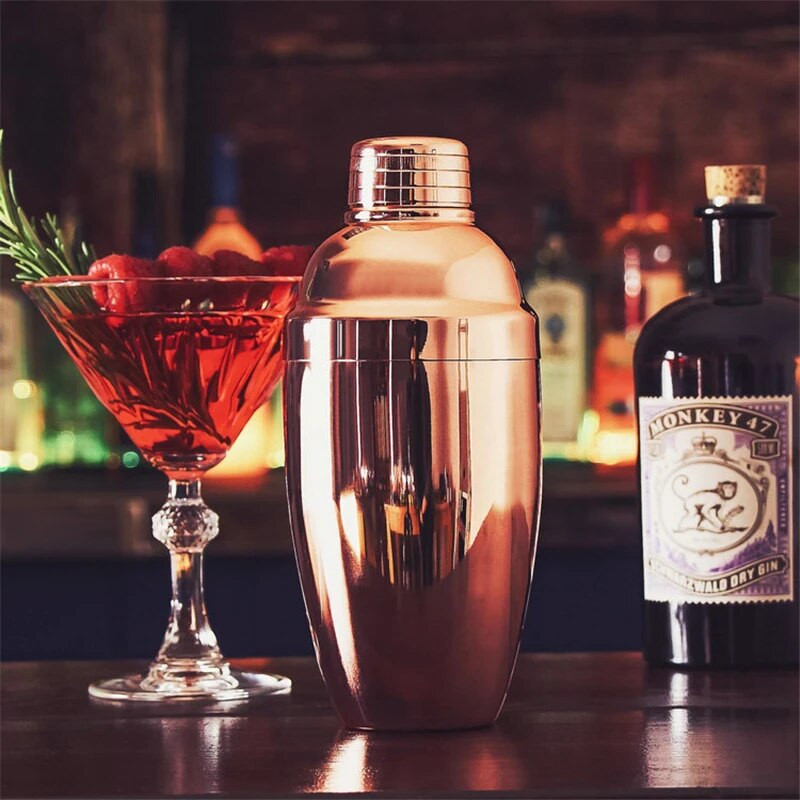 Roostevabast terasest kokteil Bostoni baarišeikerbaar vein Martini joogisegisti komplekt peobaarmeni tööriistakomplekt