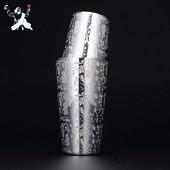 550 ml / 850 ml profesionalus barmenas pagal užsakymą graviruojamas nerūdijančio plieno kokteilių plaktuvas Bostono baro purtyklės baro įrankiai