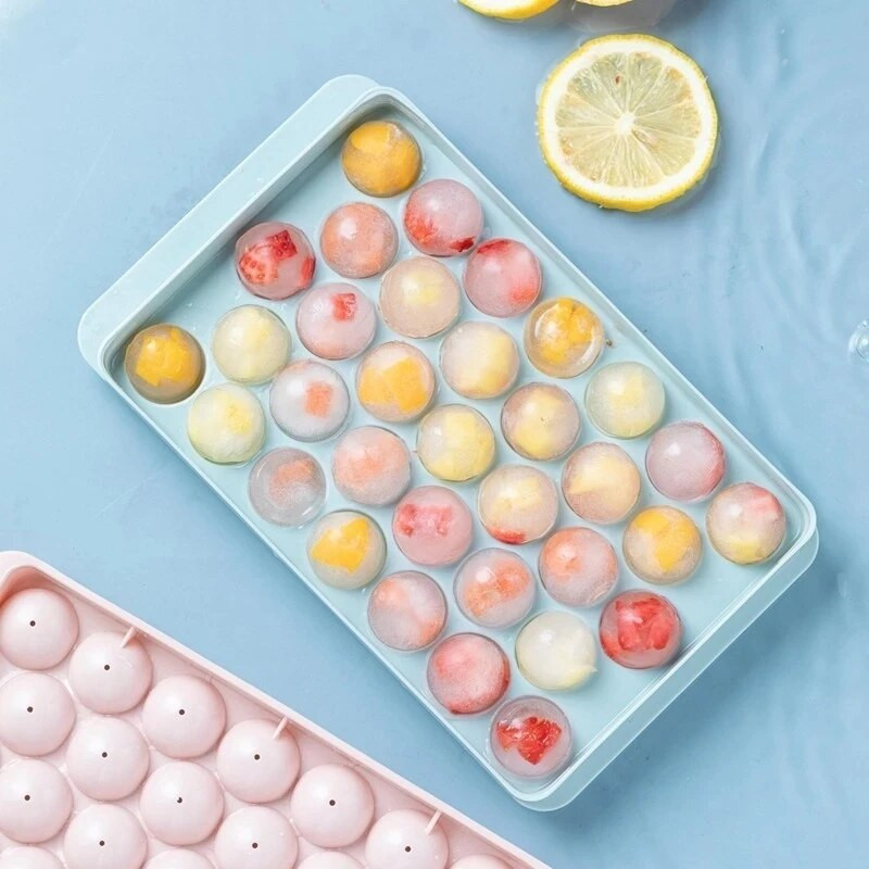 1 ks okrúhla kocka ľadu 33 ľadových kociek hokejová forma mrazená whisky guľa nanuk tácka na kocky ľadu lízanky kuchynské príslušenstvo