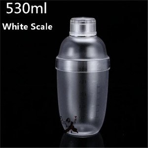 Plastikinis kokteilių Boston Bar purtytuvas dervos plaktuvas su nuoviru nuo nuplikimo pieno arbatos maišymo puodeliu permatomas geros rankenos kompiuterio baro įrankis