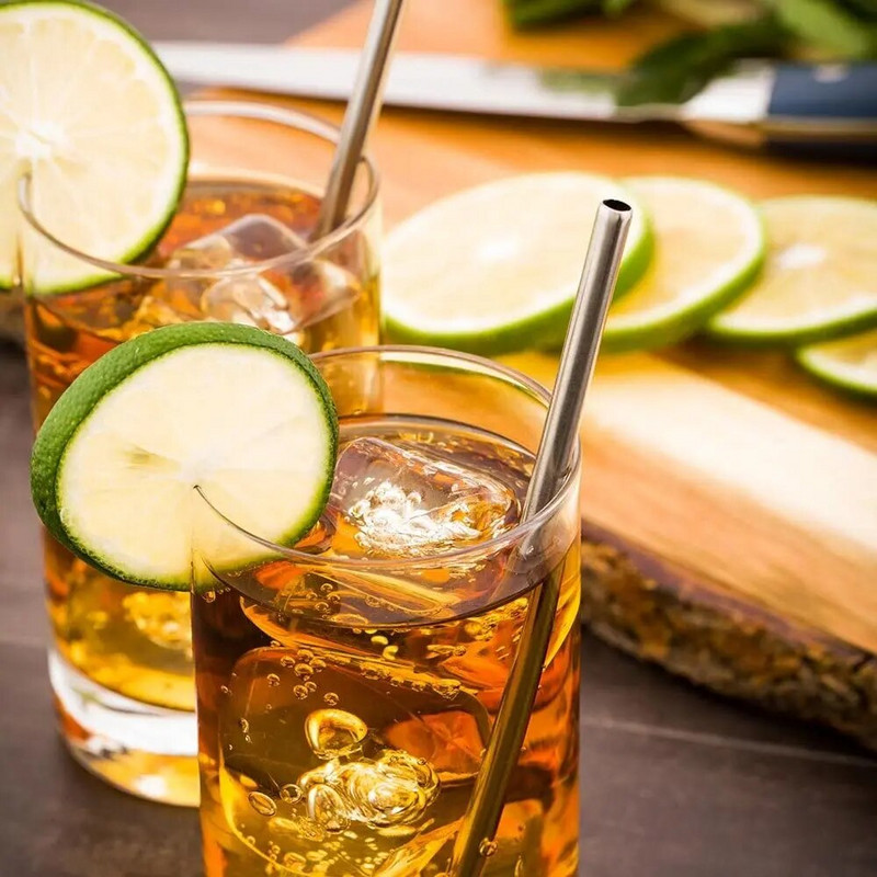 4 kom kratke slamke za dječju bocu za piće Slamke od 304 nehrđajućeg čelika Ekološki pržene metalne slamke za višekratnu upotrebu za koktel čašu