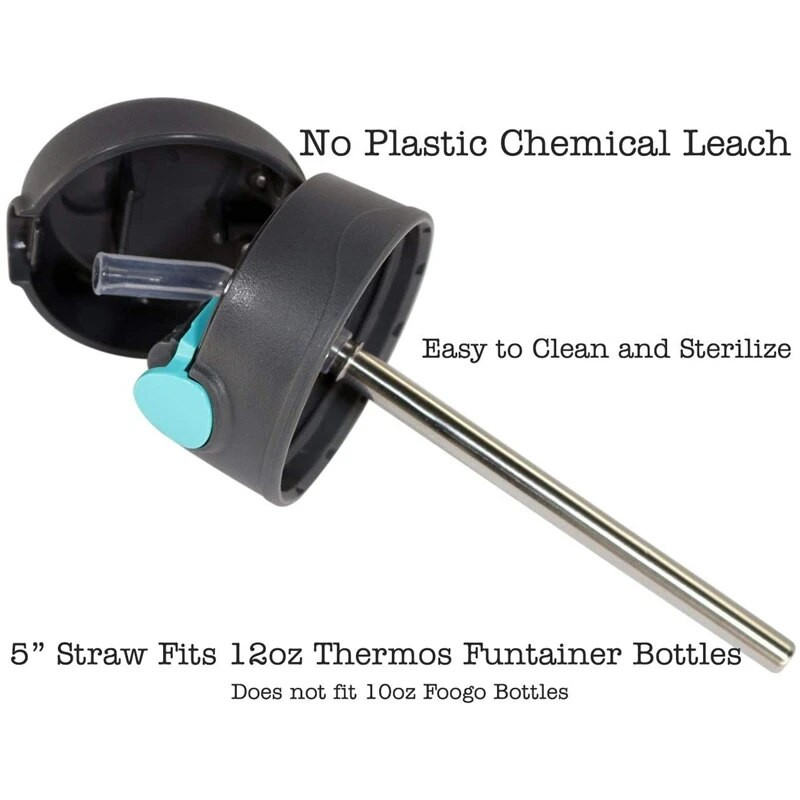 4 kom kratke slamke za dječju bocu za piće Slamke od 304 nehrđajućeg čelika Ekološki pržene metalne slamke za višekratnu upotrebu za koktel čašu