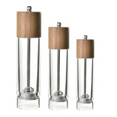 Akril átlátszó borsdaráló fűszer fűszeres üveg bors fűszer sódaráló kézi borsdaráló állítható kerámia daráló