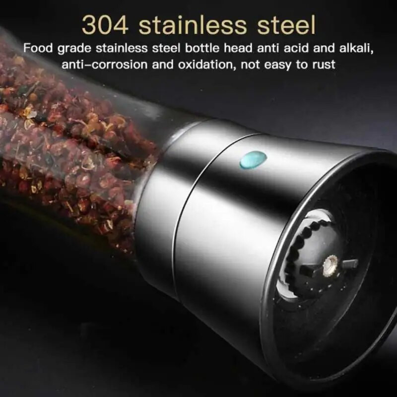 1/2 DB új, rozsdamentes acélból készült kézi Só Borsdaráló Fűszerdaráló Muller Konyhai Szerszámok Gadgets 3 Méret