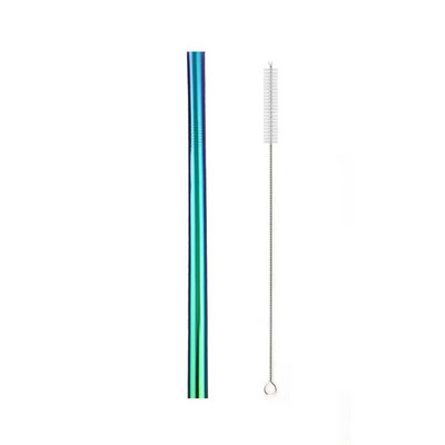 1Gb atkārtoti lietojami dzeramo salmiņi no nerūsējošā tērauda salmiņiem plati 12mm metāla salmiņu komplekts Pearl Milkshake burbuļu tējas salmiņi ar tīrāku otiņu