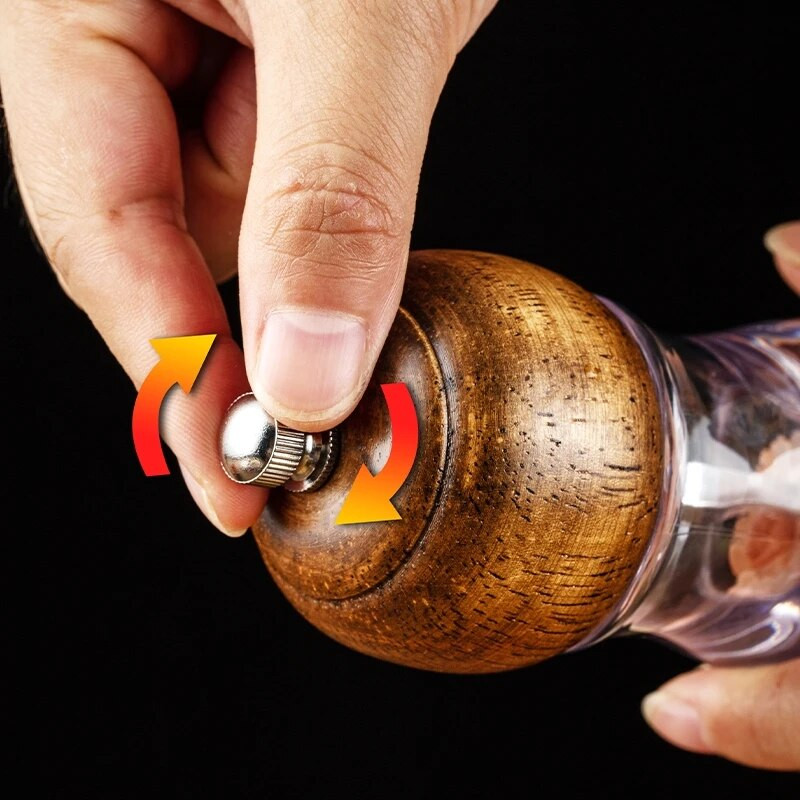 Fa só borsdaráló fűszer só és bors daráló készlet