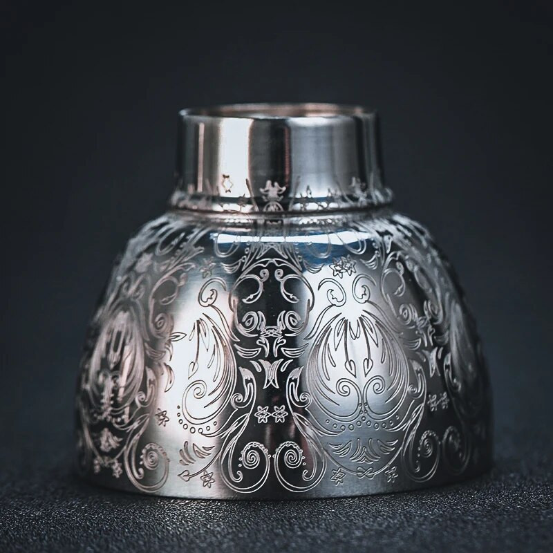 450 ml Carven Gravura Vintage Bar Shaker din oțel inoxidabil Cocktail Boston Bar Shaker Instrumente de bar