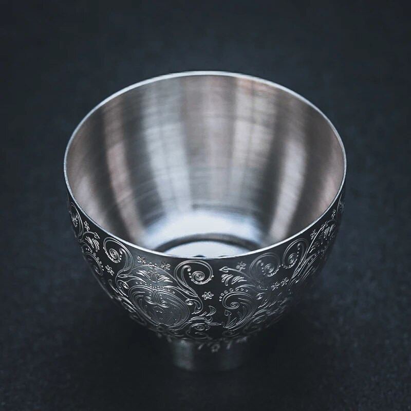 450 ml Carven Gravura Vintage Bar Shaker din oțel inoxidabil Cocktail Boston Bar Shaker Instrumente de bar