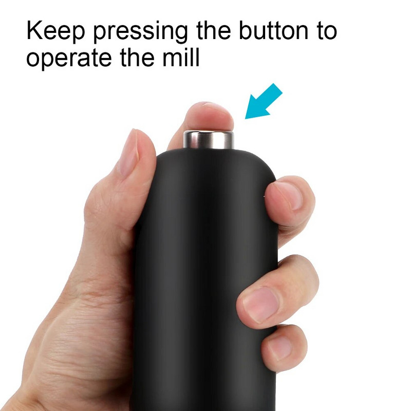 S LED svjetlom Boca za mljevenje začina za kuhanje Restorani Kuhinjski pribor Električni automatski mlin za papar i sol