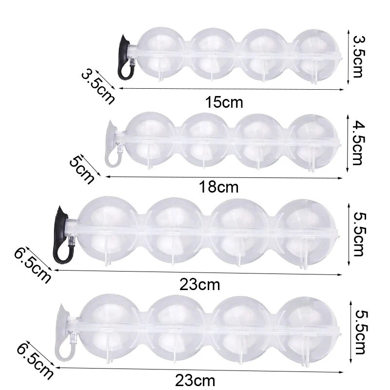 4 skylučių ledo kubelių silikoninis ledo kamuoliukų gaminimo aparatas viskio kokteilių degtinės rutuliukų formelės apvalus ledo kamuolys vakarėliui virtuvės gaminimo įrankis