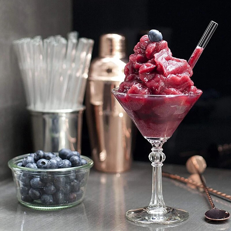 6 hüvelykes rövid üveg szívószálak Újrafelhasználható szívószálak Környezetbarát szívószálak koktélpoharakhoz Bár Italtartó Tartozék