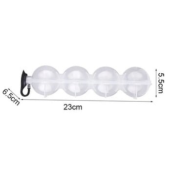 4 Hole Ice Cube Makers Round Ice Mold Whisky Cocktail Vodka Ball Ice Mold Bar Party Kitchen Box Cream Maker