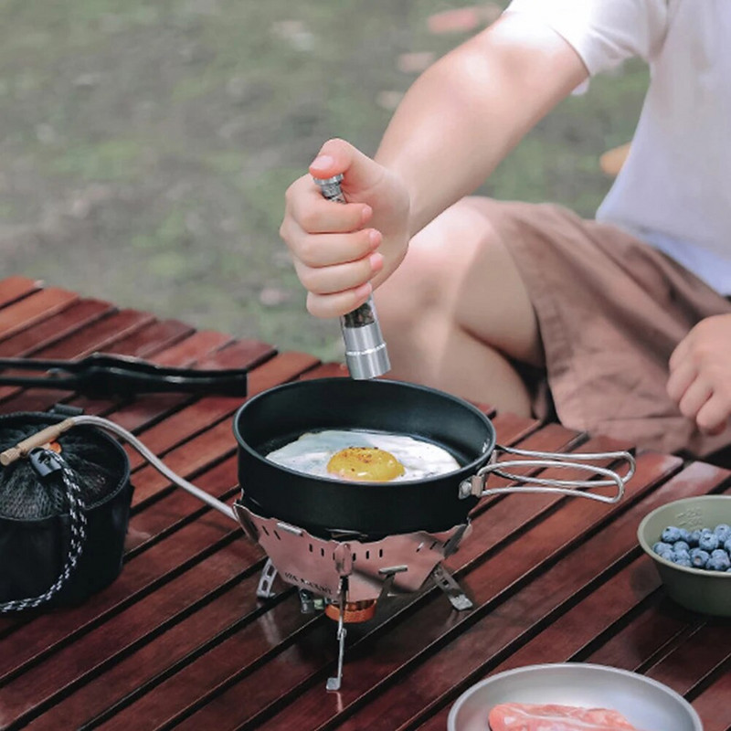 Egykezes mini sóbors daráló rozsdamentes acél hüvelykujj nyomó bors fűszerdaráló átlátszó konyhai szerszám tartozékok