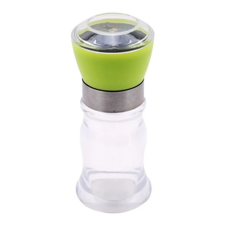 Druskos ir pipirų malūnėlis Rankinis maisto malūnėlis Prieskonių indeliai Virtuvės prietaisai Prieskonių buteliai Stiklinis buitinis maisto gaminimo įrankis