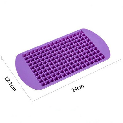 160 tinklelio mini silikoninė ledo padėklo forma Ledo formavimo formų ledo padėklo padėklas Sulankstomas ledo formų ledo laužtuvas vasaros gėrimų ledo mašinos forma