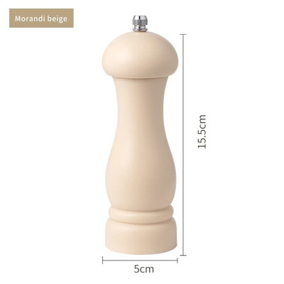 Pakartotinai užpildomas druskos ir pipirų malūnėlio prieskonių žolelių malūnėlis Cafe 6 spalvų rinkinys 1