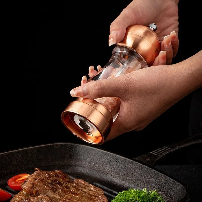 Soola- ja pipraveski akrüülšeiker Reguleeritav veski Jäme Uus